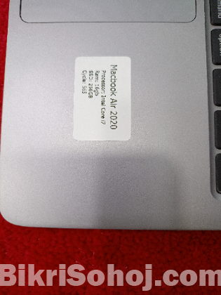 MacBook Air 2020 processor Core-i5 12th generation